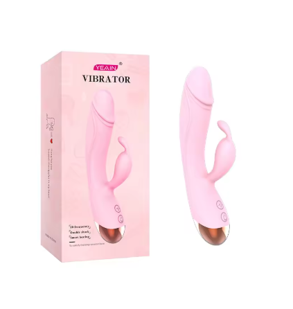 Powerful Rabbit Vibrator G-spot Bendable Vibrating Vaginal Clitoris Massage Masturbator