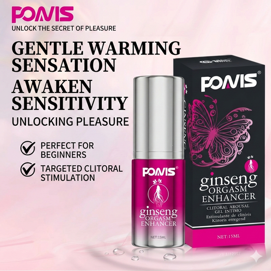 POINS Ginseng Orgasm Enhancement Gel: Natural Sensitivity Booster