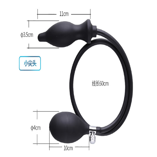 Soft Touch Inflatable Anal Plug: Medical-Grade Silicone for Safe Stretching