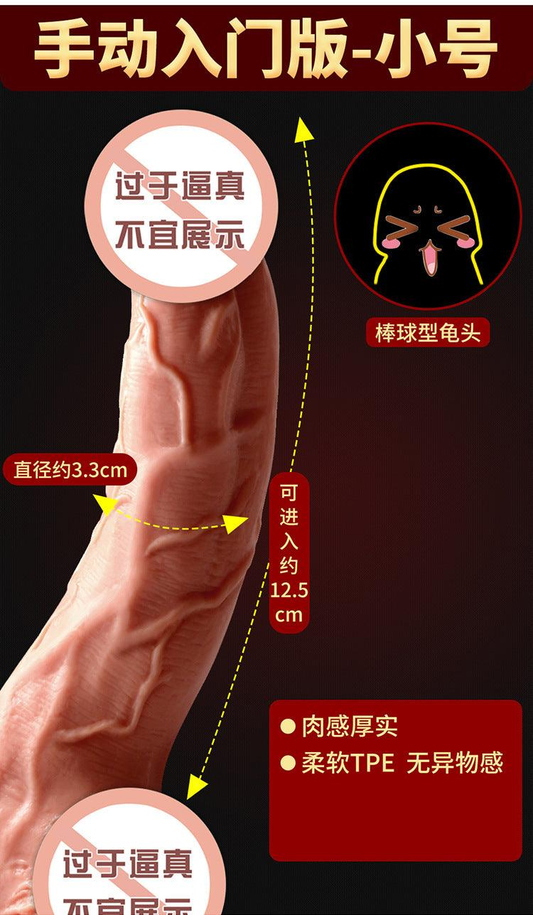 Beginner-Friendly Realistic Silicone Dildo (Starter Edition)