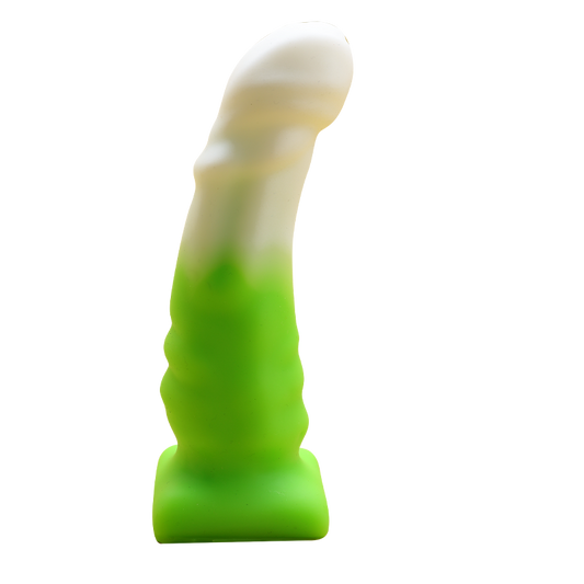 Little Monster Manual Shaped Penis (Green and White)