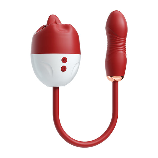 Retractable Licking Vibrator – Powerful Stimulation