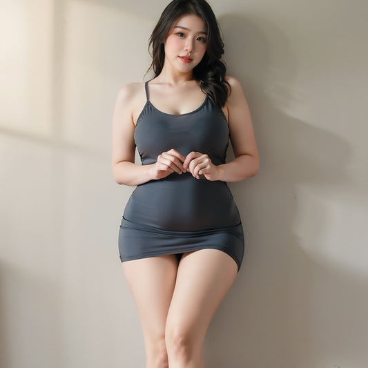 Sexy See-Through Backless Lingerie Dress (2)
