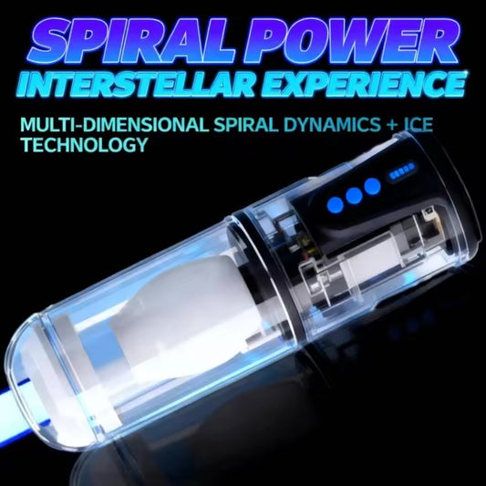 Automatic Thrusting Rotating Male Masturbator - Vacuum Suction Stroker Cup – product image 2