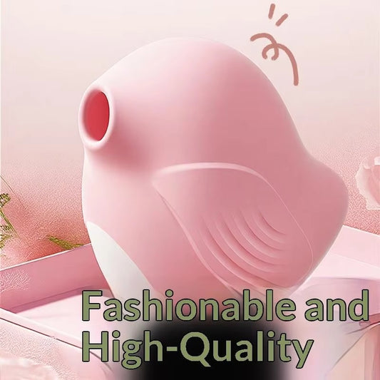 Cute Bird Air Wave Suction Vibrator - 2-in-1 Clitoral Vacuum & Vibrating Love Egg – product image 2