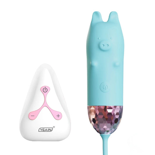 Cute Pig Wireless Remote Control Vibrating Egg
