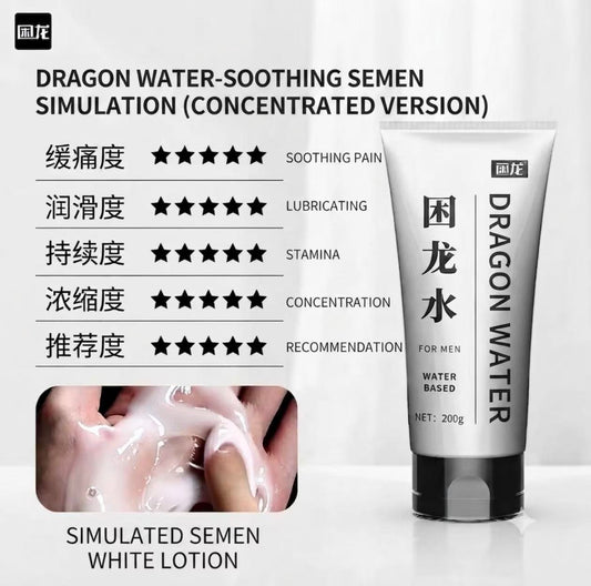 Hyaluronic Acid Soothing Cum Lube (200ml) - White Milky Anal Lubricant