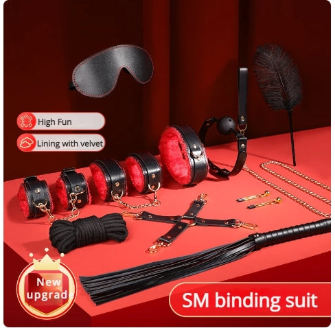 MZ SM Handcuffs Combination Leather Toy Kit