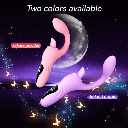 YEAIN Moonlight Thrust Vibration Suction Clitoris Tongue Licking G-spot Vibration Massager