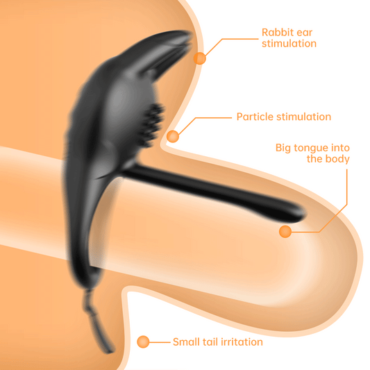 Electric Vibrating Cock Ring: Silicone Stamina Delay Ring for Couples