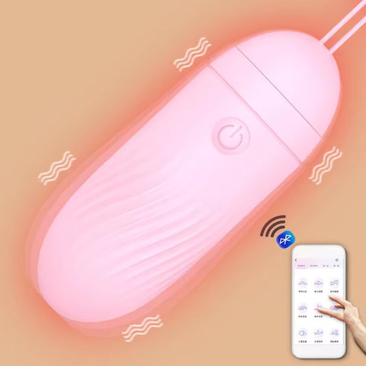 APP jumping egg remote control female masturbator super strong vibration