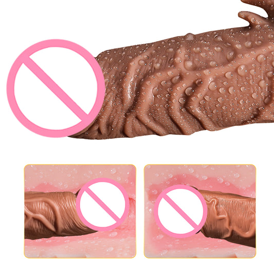 Long And Thick Vibrating Fake Penis Spike Set