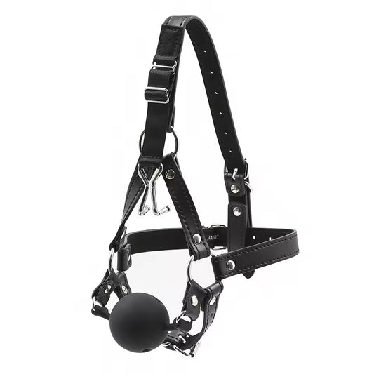 Mouth Shackle Nose Hook Mouth Plug SM Flirting Sex Toys