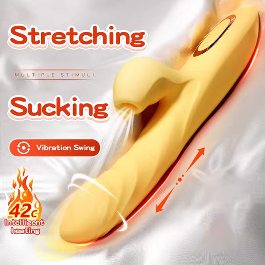 love pleasure stick telescopic swing sucking female massage stick