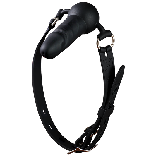 Soft Silicone Ball Gag with Adjustable Strap - Premium BDSM Mouth Restraint Toy