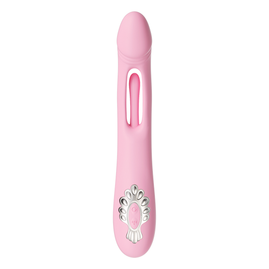 Tongue Flickering G-Spot Vibrator - Dual Stimulation Clitoral Tapping Sex Toy