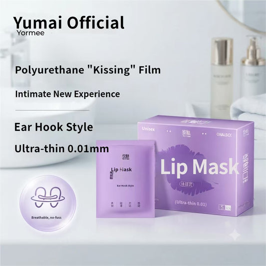 Ultra-Thin Dental Dams for Oral Sex - Hygienic Protection Latex Sheaths (5 Pack)
