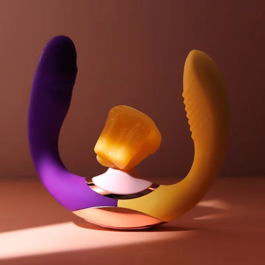 Female dildo sucking clitoral stimulator sex vaginal vibrator