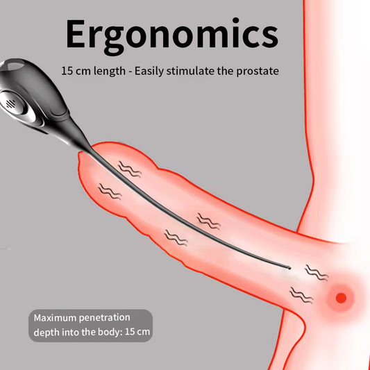 Electric Silicone Urethral Vibrating Sound