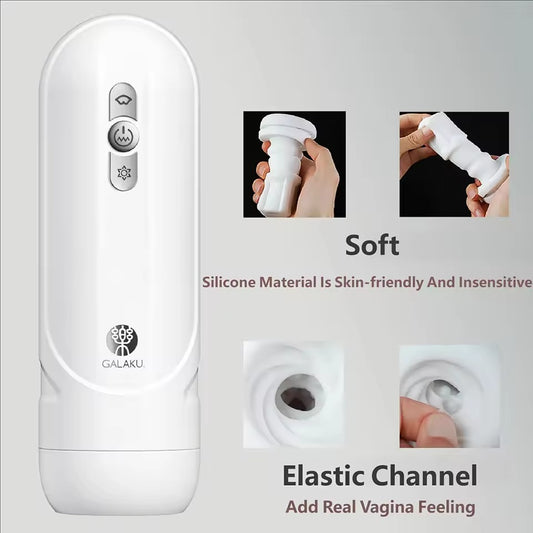 Smart App-Controlled Siphon Suction & Vibrating Stroker