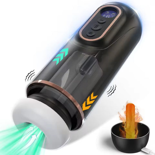 Toris Automatic Suction Vibrating Thrusting Heating Masturbator Cup