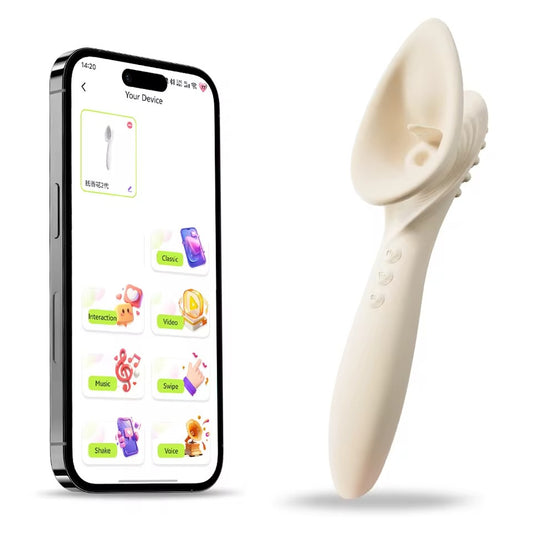 Smart APP-Controlled Sonic Vacuum Suction & Vibrating Massager