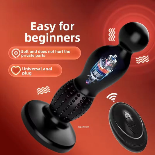 Remote Control Vibrating Butt Plug: Ergonomic Posterior Massager