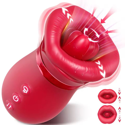 Biting Fun Realistic Oral Sex Mouth & Tongue Licking Masturbator