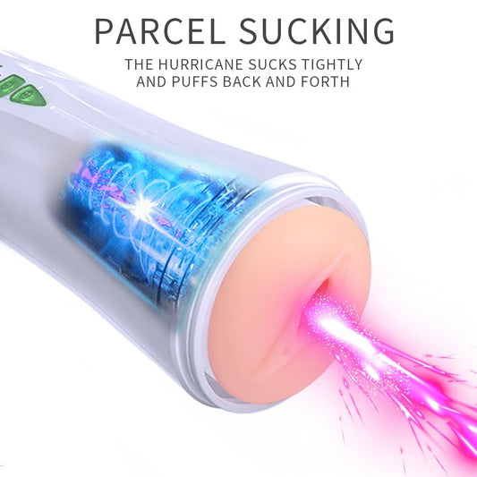 BT Male Automatic Retractable Masturbation Cup