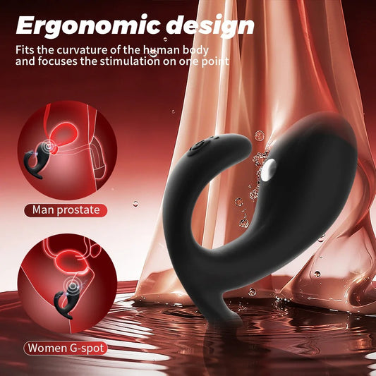 Electric Shock "Little Whale" Prostate Massager: Pulse & Vibration Anal Plug