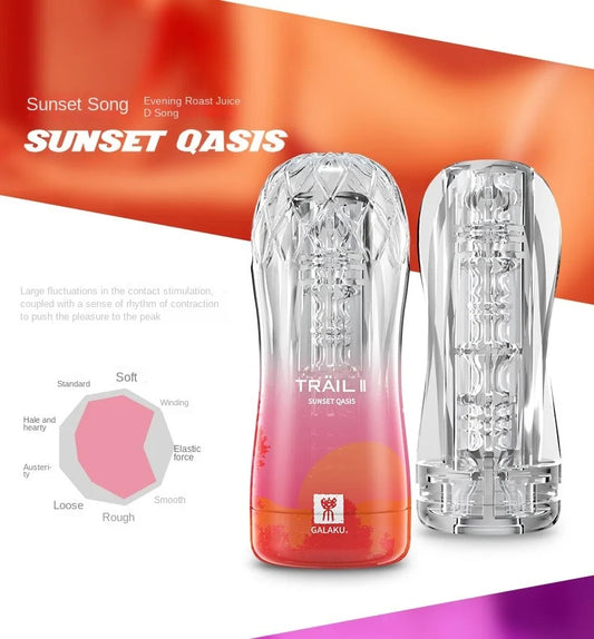 GALAKU soft transparent male masturbation cup