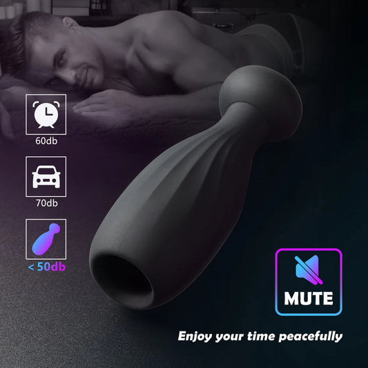 HESEKS 10-Speed Male Electroshock Masturbation Cup